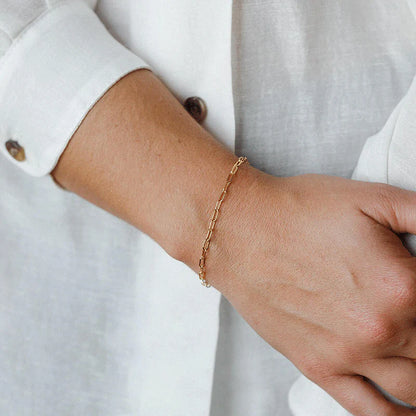 Camille Paperclip Bracelet