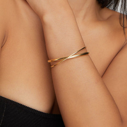 Ranya Layered Gold Bracelet