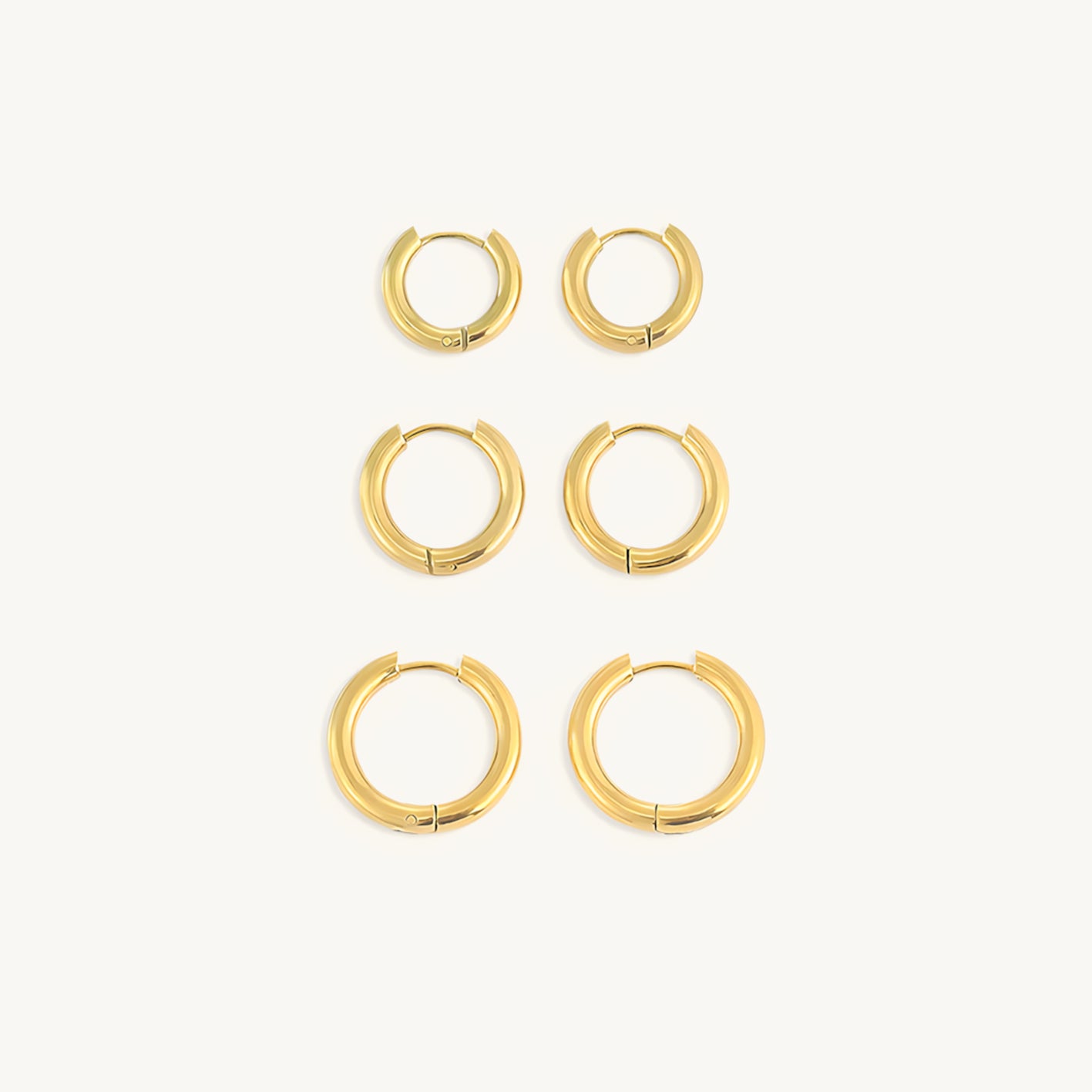 Alora Round Hoops