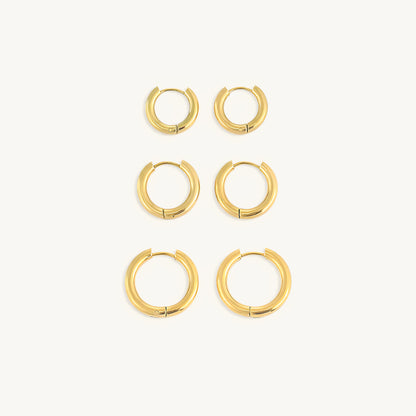 Alora Round Hoops