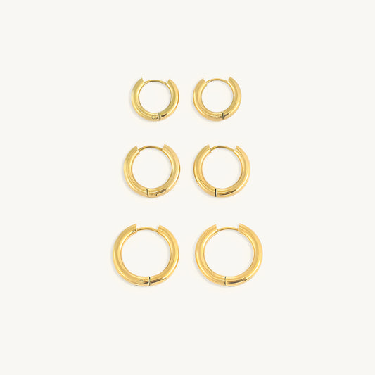 Alora Round Hoops