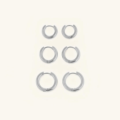 Alora Round Hoops