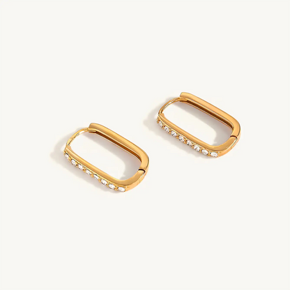 Maya Gold Hoop Earrings