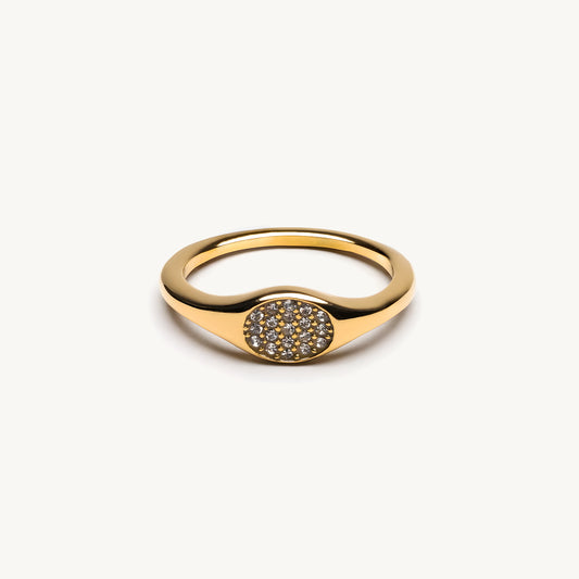 Rosa Diamond Gold Ring