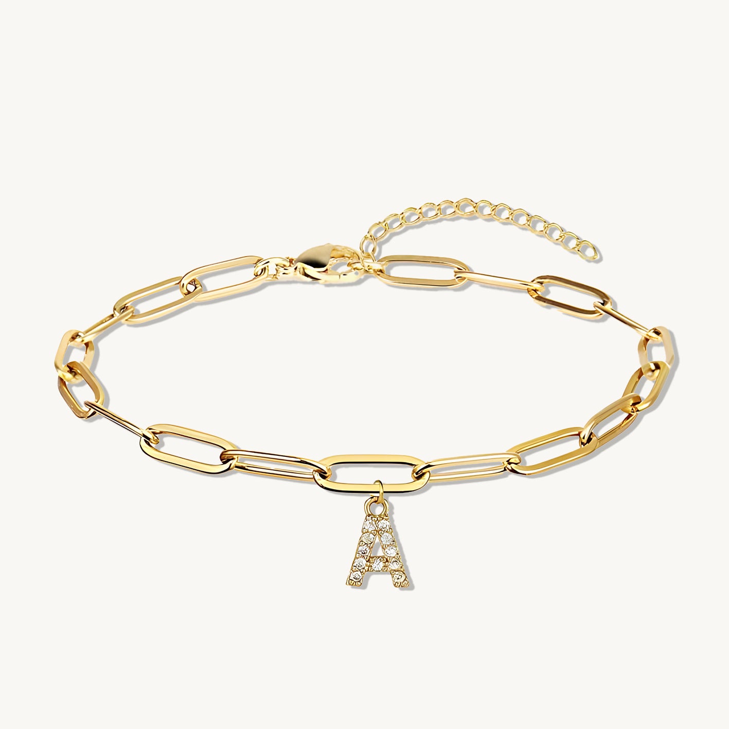 Emmy Initial Letter Bracelet